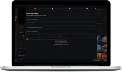 WorldSportsBetting Casino register